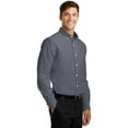 thumbnail image 4 of Port Authority S658 SuperPro Oxford Shirt , Black, 3XL, 4 of 6