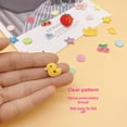thumbnail image 3 of Bonita mini pegatina de tela pequeña con forma de fresa y cereza, pequeña estrella bordada para bolso, autoadhesiva decorativa DIY, 3 of 6
