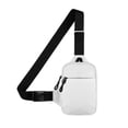 thumbnail image 4 of Bolso de pecho deportivo Bolso de hombro Soporte para teléfono Bolso pequeño ligero Impermeable Unisex Bolso de gran capacidad para deportes al aire Blanco Macarena Bolsos de pecho para hombre, 4 of 8