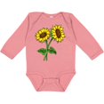 thumbnail image 3 of Inktastic Pair of Sunflowers Boys or Girls Long Sleeve Baby Bodysuit, 3 of 5