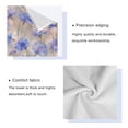 thumbnail image 4 of 3 Sizes of Towel Sets Including Bath Towel Hand Towel and Washcloth for Daily Use Elegant Blue-purple Cornflowers, 4 of 8