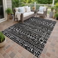thumbnail image 6 of Addison Rugs Chantille Indoor/Outdoor Transitional Abstract Black Machine Washable Rectangle Rug, 10' x 14', 6 of 7