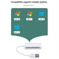 thumbnail image 2 of Tarjeta de Red USB Tipo C una Rj45 100M Convertidor de Tarjeta de Red Sin Controlador Adaptador de Cable de Red Adaptador Ethernet A, 2 of 6