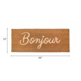 thumbnail image 3 of Embossed Coir Door Mat Bonjour 18"X46", 3 of 3
