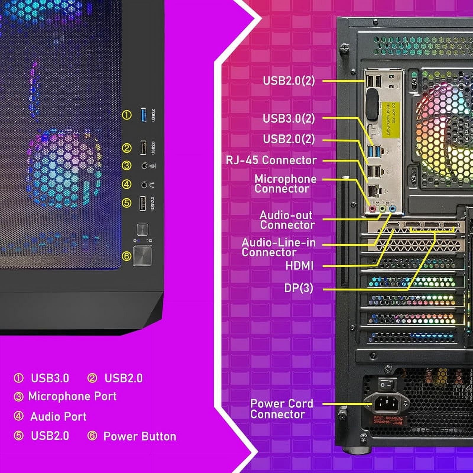 Stgsivir Gaming Tower Core i7-6700 3.4 GHz - SSD 1 TB - 32GB