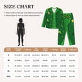 thumbnail image 4 of Fuzoiu St Patrick's day Print Women's Long-Sleeved Pajama,Lounge Button Down Nightwear,Womens Notch Collar Pajama Set-XX-Large, 4 of 7