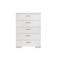 thumbnail image 3 of Coaster Furniture Felicity 5 Tiroirs Blanc Lustré,, 3 of 3