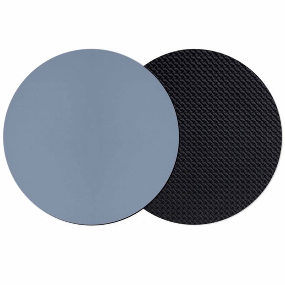 Blue Pure Color Coasters Set of 2, Absorbent Coasters for Drinks, Aesthetics Contemporary Luxury Coaster for Desk Coffee Table Protection, Home Decor House Warming Gifts 4"