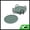 Gray Blue, variant on Unique Bargains Water-repellent Pyramid Design Drink Coaster Set Black
