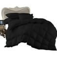 thumbnail image 2 of DNG Creations 1 Piece Pom Pom Box Design Comforter 550 GSM All Season White Vintage Pom-Pom Fringe ( Twin/Twin XL Size ) 100% Egyptian Cotton, Solid Black Colour, 2 of 5