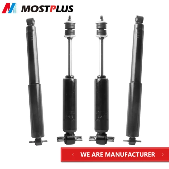 MOSTPLUS Set(4) Front Rear Shocks Absorbers for Chevy Blazer S10 GMC Jimmy Sonoma RWD