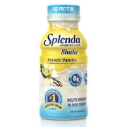Splenda Diabetes Care Shake, Meal Replacement to Help Manage Blood Sugar, French Vanilla, 8 oz, 6PK