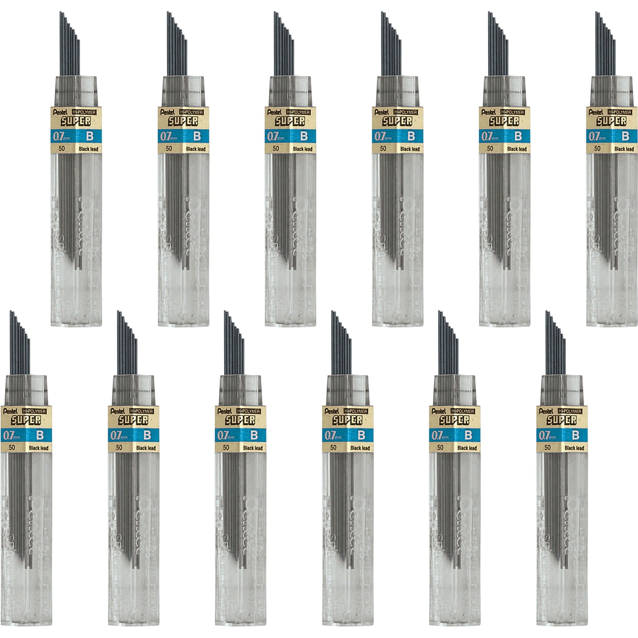 144 Pentel Super Mechanical Pencil Refill Leads 0.7mm 2B 