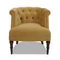 thumbnail image 6 of Katherine Tufted Accent Chair Gold Velvet, 6 of 18