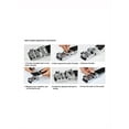 thumbnail image 6 of INSPIRE CHIC Men's Automatic Buckle Ratchet Business Dress Leather Belt Black 47 5/8-50 3/8", 6 of 6