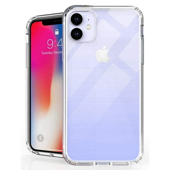 Case for iPhone 11, Clear [Aquaflex] Transparent Flexible TPU [Shock Absorbing] Cover for Apple iPhone 11 (2019, 6.1" Model)