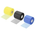 thumbnail image 1 of Unique Bargains 30 Yard PE Tennis Badminton Racket Grip Cushion Wrap Tape Backing Film, 3 Colors 3 Pack, 1 of 8