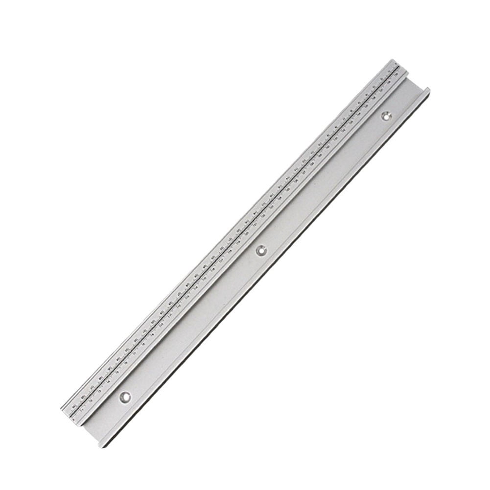 45 Type T Track With Scale Aluminium Alloy T-Tracks Slot Miter Track 300-600Mm Diy Table Saw Workbench Woodworking Tools 60Cm Smile Home