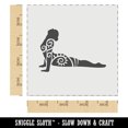 thumbnail image 2 of Yoga Pose Bhujanasana Cobra Pose DIY Cookie Wall Craft Stencil - 4.5 Inch, 2 of 5