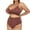 Khaki, variant on Bikinis For Women Blouson Tankini Swimsuits for Women Loose Fit Floral Printed Modest Two Piece Bathing Suits,Khaki XXL