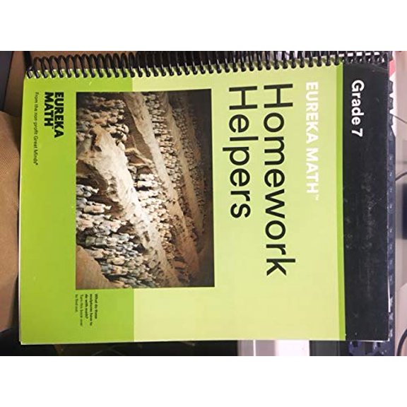 Pre-Owned Eureka Math Homework Helpers grade 7