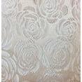 thumbnail image 3 of Luxury Home Textile Angelina Damask Beige Beaded Austrian Valance and Swag Curtains, 54” x 84”, 3 of 3