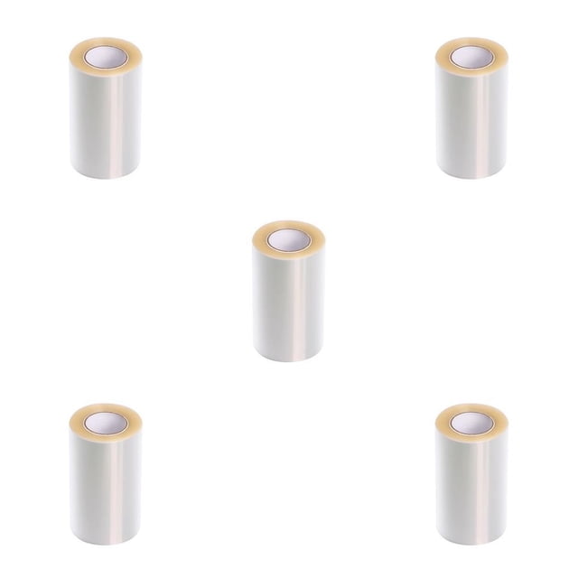 Moyic 10M transparente Mousse Cake Wrap Postre Clear Surrounding Wrapping Tape DIY Baking Film Band Molde de pastel /cuadrado transparente 6*1000cm 5Conjunto