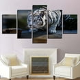 thumbnail image 1 of 5Pcs Wall Art Tiger Painting Print On Canvas Animal Pictures For Home Decor Decoration Gift Hanging Picture Set, 1 of 7