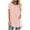 Light Pink, variant on FAFWYP Women's Summer Plus Size Tunic Tops Casual Round Neck Short Sleeve Long Flowy T-Shirts Blouses