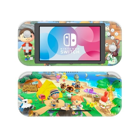 Nintendo Switch Lite Sticker Skin Decals Animal Crossing, Cute Cartoon Full Body Wrap Anti Scratch, Cover for Joy-Con Controller, NS Console Switch Lite Accessories (Animals Mix 7)