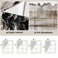 thumbnail image 5 of Swag Valance Curtains for Windows, Deer Silhouettes Light Filtering Kitchen Curtains with Rod Pocket, Trees Wooden Retro Art Farmhouse Window Treatment Valances for Living Room, 36x63 - 2 PCS, 5 of 9