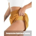 thumbnail image 3 of Women's Quick-Dry Workout Sports Running Yoga Athletic Shorts Built-in Panties, 3 of 5