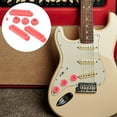 thumbnail image 1 of 6 Hole Single Coil Switch Set, Easy To Install Pickup Covers Knobs Plastic Perfect Replacement Non Fade Match Standard Size Durable  for Servicing, 1 of 8
