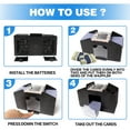 thumbnail image 5 of GSE 4-Deck Automatic Card Shuffler, AC/DC-Power & Battery-Operated Electric Shuffler Machines for Playing Cards, Blackjack, Texas Hold'em, Canasta, Bridge, Rummy, UNO, 5 of 6