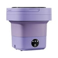 thumbnail image 3 of Portable Washing Machine 6.5L Small Bucket Washer for Dorm Travel Underwear Violet, 3 of 9