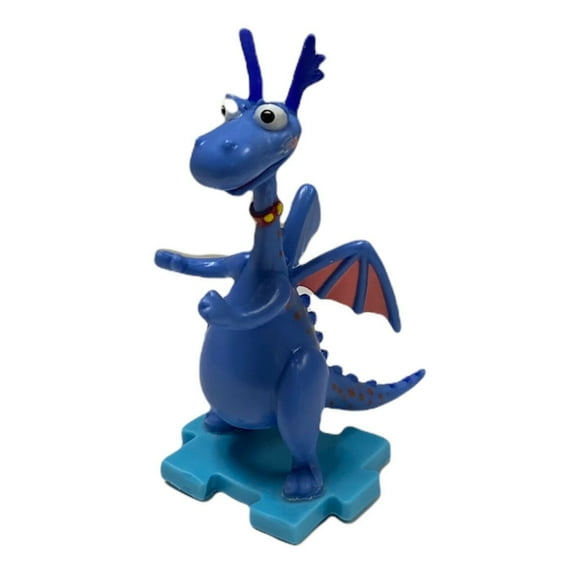 Stuffy Blue Dragon PVC Figure Cake Topper Disney Doc McStuffins Figurine 3" NEW