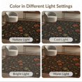 thumbnail image 7 of ODIKA 4'x6' Washable Area Rug Pet Friendly, Non-Shedding Autumnal Tones Enchanted Foliage Whimsical Nature Motif with Mystical Accents for Bedroom, Reading Nook, 7 of 7