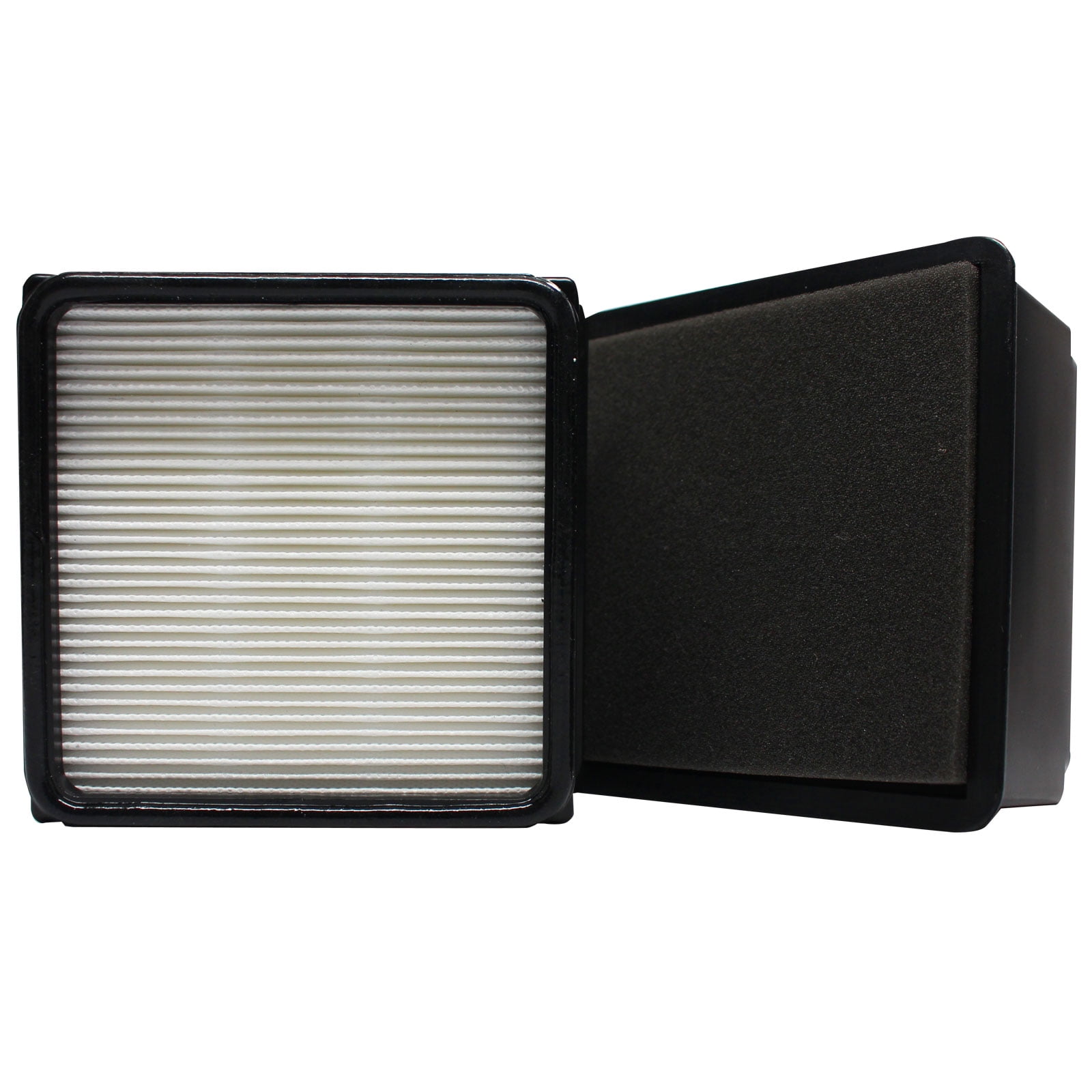 2-Pack Replacement Dirt Devil F-66 Vacuum HEPA Filter and Foam Filter Insert - Compatible Dirt Devil 304708001, F59, F66 HEPA Filter and Foam Filter Insert