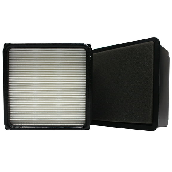 2-Pack Replacement Dirt Devil Featherlite Bagless Upright UD70100 Vacuum HEPA Filter and Foam Filter Insert  - Compatible Dirt Devil 304708001, F59, F66 HEPA Filter and Foam Filter Insert