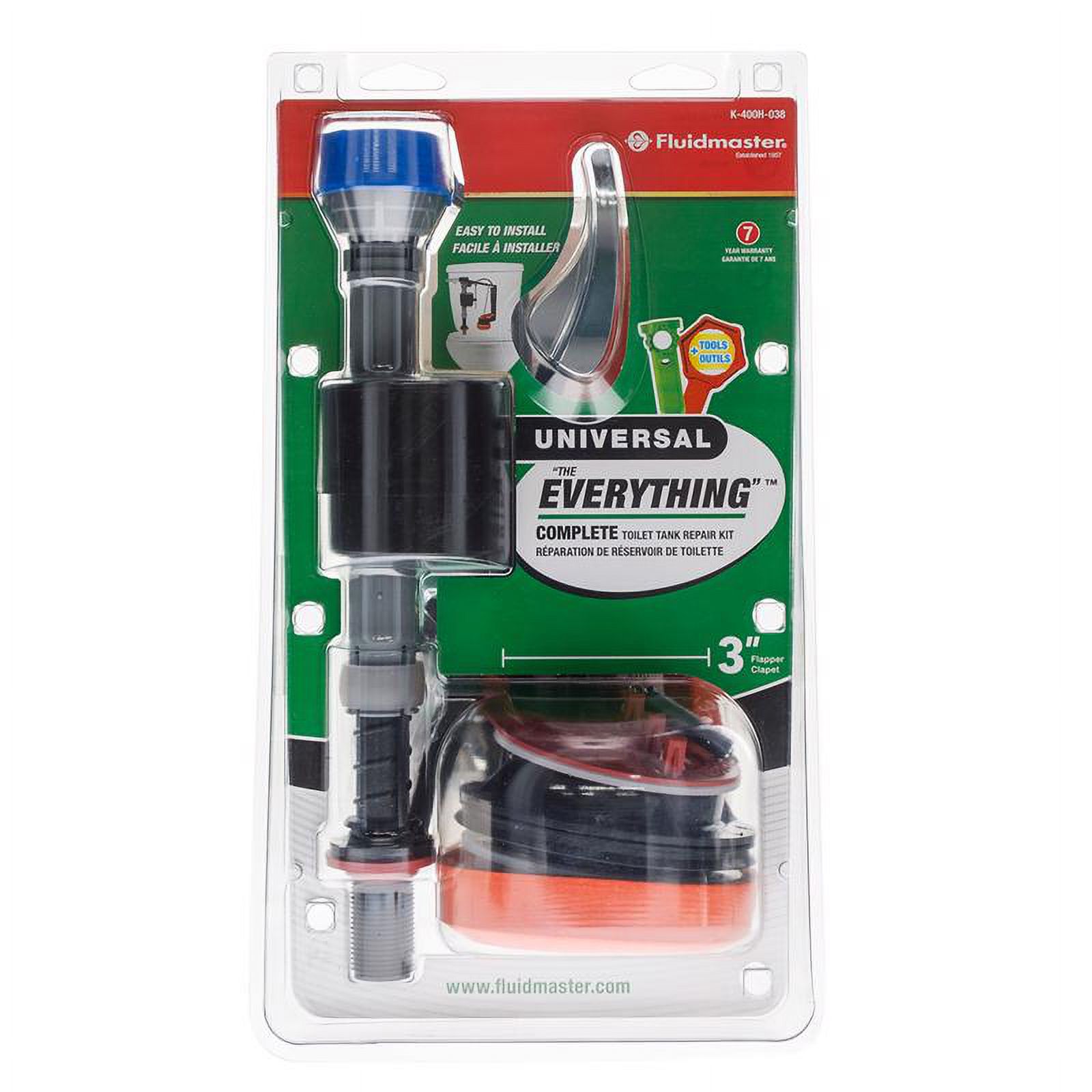 Fluidmaster Universal High-Performance Toilet Tank Repair Kit photo 1