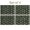 Alien and UFO Black Pattern-1, variant on Alien UFO Medium Gray Pattern Linen-look Placemats Set Of 4, Restaurant Dinner Mats Heat Resistant Gift Ideas for Restaurant Hotel Party,11.8" X 17.7"