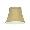 thumbnail image 2 of Aspen Creative 30274-2 Small Bell Shape Chandelier Clip-On Lamp Shade Set (2 Pack), Transitional Design in Beige, 5" bottom width (3" x 5" x 4" ), 2 of 6
