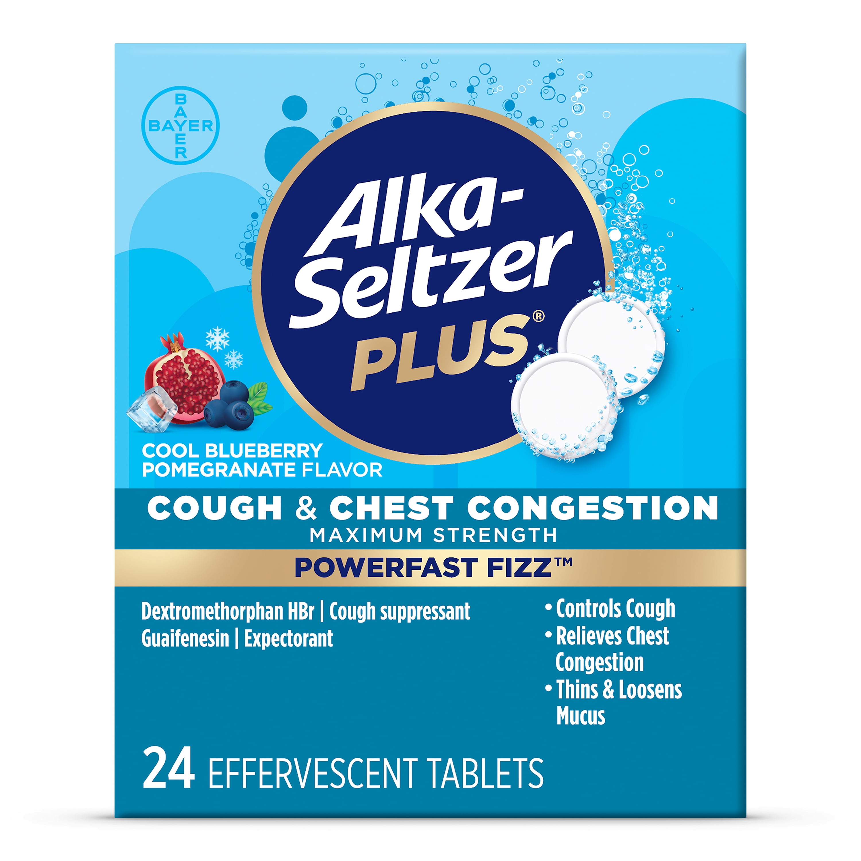 Alka-Seltzer Plus Powerfast Fizz Severe Cold & Cough Medicine