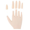 thumbnail image 2 of Nail Training Hand, Flexible Fingers Manicure Practice Hand  for Salon, 2 of 7