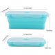 thumbnail image 2 of 4 tama?os de silicona plegable portátil lonchera bento cajas ecológicas plegable contenedor de alimentos fiambrera 350/500/800/1200 ml (verde 1200 ml) Khall JY13032-08, 2 of 6