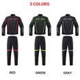 thumbnail image 5 of Chaqueta impermeable para motocross, pantalones a prueba de viento, ropa de Moto con equipo de protección, M-3XL, 5 of 5