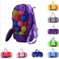 thumbnail image 2 of Coofit Mesh Beach Bag Folding Portable Drawstring Toy Mesh Bag Beach Toy Bag, 2 of 7