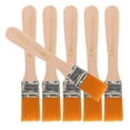thumbnail image 5 of FRCOLOR 6pcs Multi Purpose Nylon Paint Brushes With Wood Handle For Wall Furniture Fence Door And Cabinet Painting Ideal For Oil Watercolor, 5 of 8