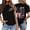 71Black380, variant on Stars And Stripes Graphic T Shirt For Women Short Sleeve Crew Neck Patriotic Tee Independence Day USA Celebration T-Shirts Holiday Party Versatile Tops L