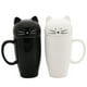 thumbnail image 2 of Linda taza de café de gato con tapa, regalo para amantes de los gatos, taza de cerámica única, tazas de té de porcelana para niñas y mujeres, 460ml oso de fresa  Hogar, 2 of 3